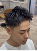 スパイキーショート/ボックスショート/メンズショートM