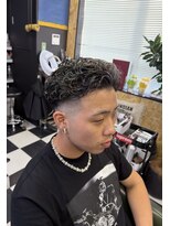 フォーティースリーヘアー(FORTYTHREE hair) ハイライト×極道パーマ