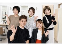 美容室 びゃんびゃん 社店の雰囲気（女性が働きやすい美容室です！ママさん美容師大歓迎！）