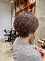 アルトル 池袋2nd(altru)&nbsp;◇大人40代50代60代ショートボブ丸みショート白髪ぼかし