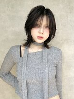 メゾンドイギー(MAISON de IGGY)&nbsp;ダークグレージュカラー/ブリーチなしくびれウルフレイヤー