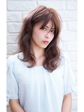 ブラッソヘア(brasso HAIR) ロング×ピンクアッシュ