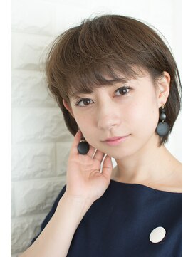 ノイン(noine) [noine : saito]女の子を楽しむ グレージュ”ショートボブ”