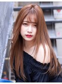 ACE オレンジブラウン×艶髪ロング 横浜