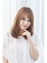 ミチオ ノザワ ヘアサロン ギンザ(Michio Nozawa HAIR SALON Ginza)&nbsp;ヌーディベージュ×フレアカール