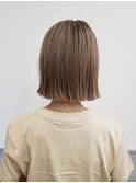 オシャレ！王道切りっぱなしボブ☆