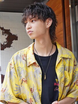 ブルーダー(Bruder) トルネードウェットウルフ　ツーブロック　３