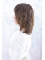 ミック ヘアアンドビューティー 大山店(miq Hair&Beauty) 伸ばしかけに♪シースルーバング艶カラーレイヤーミディアムa