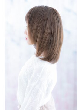 ミック ヘアアンドビューティー 大山店(miq Hair&Beauty) 伸ばしかけに♪シースルーバング艶カラーレイヤーミディアムa