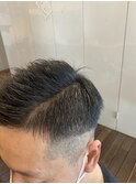 バーバ風フェードカット[バーバー/フェード/メンズカット]