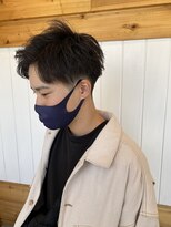 アメラボ(AmeLab)&nbsp;【就活用】ビジネスショートツーブロック毛流れアツプバング