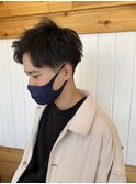 【就活用】ビジネスショートツーブロック毛流れアツプバング