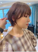 【神田安優奈】小顔カットのマニッシュショート