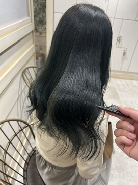 アソビセカンド 原宿(ASOBI 2nd) ダークオリーブ 20代/30代/ブリーチなし