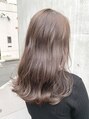 シュリット(schritt) ブリーチなしのラベンダーベージュ!柔らかく透ける人気カラー!