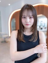 20代30代大人かわいい/グレージュカラー/ショートボブ/小顔/前髪