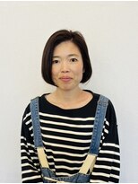 アキラ 名谷店(akira)&nbsp;シンプル前下がりボブスタイル