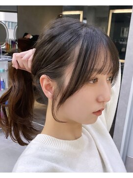 ロンドアヴァントゥス 池袋(Lond aventus) 韓国レイヤー/韓国風/ボブ/髪質改善/黒髪/ブリーチなし〔池袋〕
