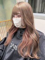 アミ ヘアー ガーデン(ami hair garden) インナーカラー/韓国カラー/インナーピンク