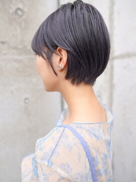 ラフィスヘアー シーマ 静岡店(La fith hair cima) 【La fith】丸みショート×ネビージュ
