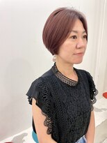 エンドリンク(endlink)&nbsp;光沢感あるボルドーカラー×大人ショート