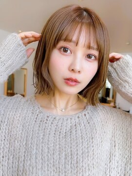 セイドット リー(Say. Ree) say.ボブレイヤー外巻きボブ切りっぱなしボブ外はねボブ表参道