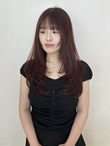 アクシス 栄店(`AXIS)&nbsp;wine red × layer cut
