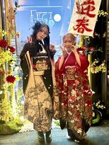 ヘアセットアップス(UP's)&nbsp;二十歳じゃなくても振袖着てお出かけしても良いじゃんっ(^○^)