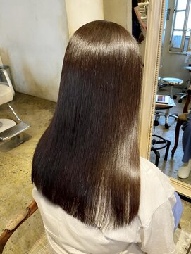 髪質改善と縮毛矯正の専門店 サンティエ(scintiller) 【髪質改善】弱酸性縮毛矯正