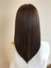 アシディックストレート（酸性ストレート）+カット+トリートメント￥26600～