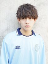 メンズヘアトーキョー(MEN'S HAIR TOKYO) ツーブロック/くせ毛パーマ風パーマ/茶髪