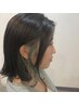 インナーカラー＋カット＋トリートメント　￥14500～