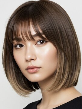 エス 天満扇町(esu) yaデザインカラー/ボブ/グラデーションカラー