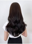 美髪韓国ヘア顔周りレイヤーロング_ba520071