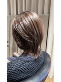 40代. 大人のウルフカット & ハイライト　archive垂水