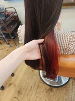 エルムトウキョウ(ELM Tokyo)&nbsp;インナーカラー☆チェリーレッド☆