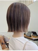 ぱつっとボブ