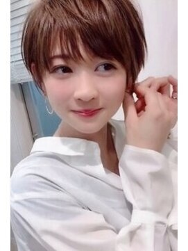 ビューブルー 亀戸錦糸町(VIEW BLUE) 暗めカラーグランマッシュショートボブ