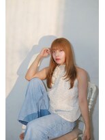 ベレッタ 枚方店(veretta.)&nbsp;重め前髪/大人可愛い/モテ髪ミディアムヘア/簡単スタイリング