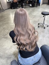 ノエ 心斎橋(Noe) 【Noe心斎橋YUTO】ブリーチ1～2回ミルクティーベージュ/心斎橋