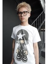 ソーレ(sole) ハイトーンスパイキーショートメンズショートブロンドカラー