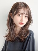 トレンドカラーセミロング・