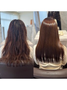 haretoki式髪質改善ストレート