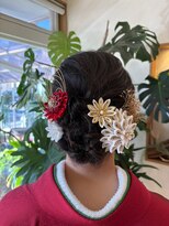 ミノル(MINORU)&nbsp;成人式前撮りヘアセット