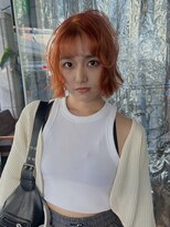 リリック(LYLICK) ハイトーンオレンジボブ