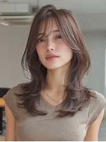 リジェール 鶴舞店&nbsp;レイヤーロング/ハッシュカット/シルキーベージュ/鶴舞/髪質改