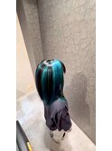 髪質改善トリートメント デザインカラー ダブルカラー ブリーチ