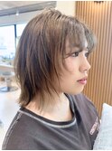 ハイレイヤーウルフシャギーウルフレイヤーボブ◎20代～50代