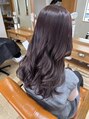 ブランチニコ(Branch nico) つや感たっぷり上品なラベンダーブラウン。大人可愛い仕上がり。