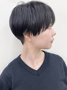 モリオフロムロンドン 原宿本店(morio from London) 【morio原宿】黒髪トレンドショート レイヤーマッシュショート